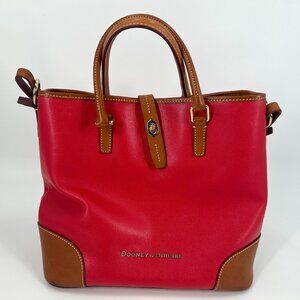 Dooney & Bourke Large Claremont Dover Bag Red